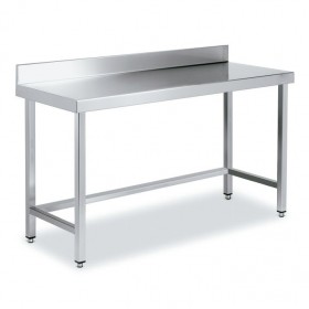 TABLE INOX SOUDEE ADOSSEE 