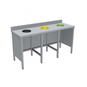 MEUBLE DE TRI INOX 304, SANS PORTE, SANS 