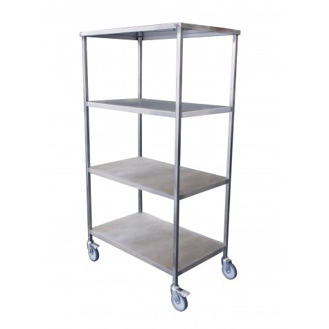 ETAGERE PLEINE INOX 304 4 NIVEAUX SPECIAL PAD 