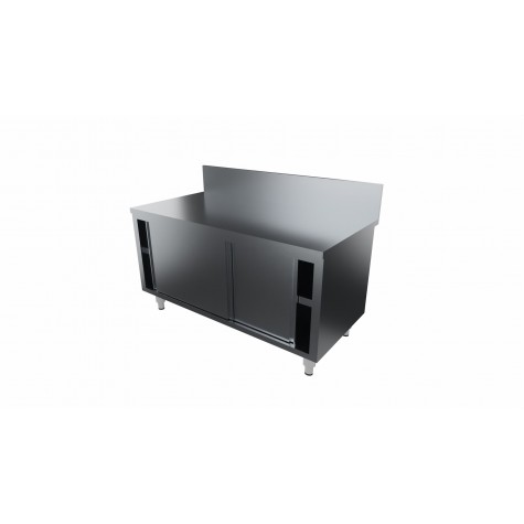 MEUBLE TRANCHEUR INOX, DOSSERET 200X20 MM Longueur (en mm):1000 Largeur (en mm):700