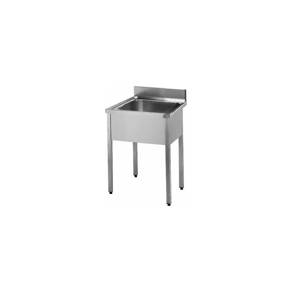 PLONGE LEGUMIERE INOX 304, 1 BAC 800X600X450 MM PLONGE LEGUMIERE INOX 304, 1 BAC 800X600X450 MM