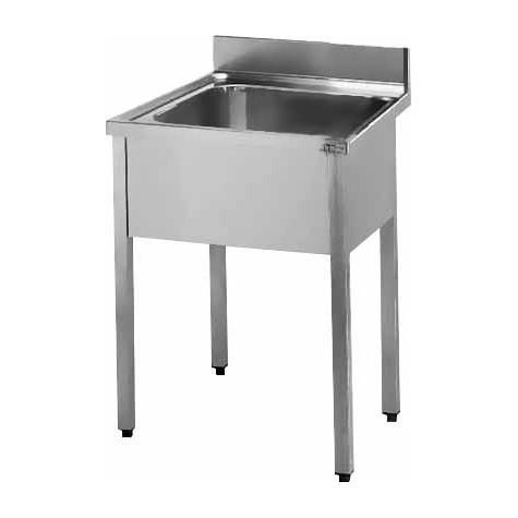 PLONGE LEGUMIERE INOX 304, 1 BAC 800X600X450 MM 