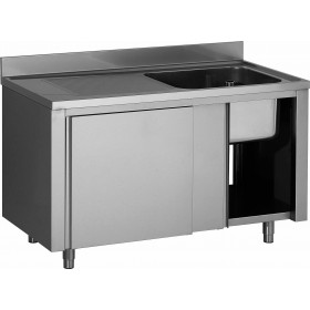 PLONGE INOX SOUDEE, ENCASTREMENT LV, 1 BAC Longueur (en mm):700 Largeur (en mm):700 Egouttoir:AUCUN