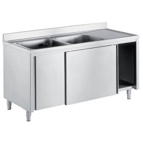 PLONGE INOX SOUDEE, ENCASTREMENT LV, 1 BAC Longueur (en mm):700 Largeur (en mm):700 Egouttoir:AUCUN