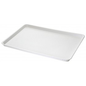 PLATEAU DE SERVICE 600X400 MM, ABS BLANC, 