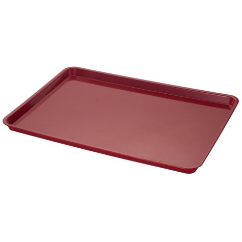 PLATEAU DE SERVICE 600X400 MM ABS ROUGE  