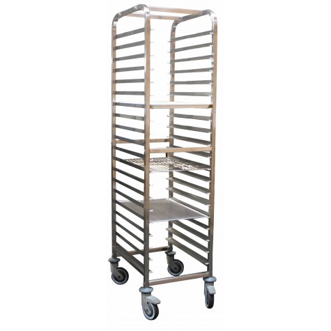 ECHELLE DEMONTABLE INOX 600X400, 20 NIVEAUX 