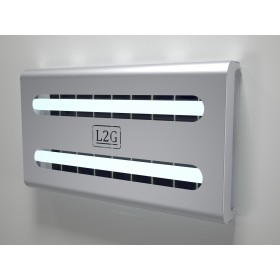 DESINSECTISEUR MURAL DESIGN INOX, 2 TUBES LED, 