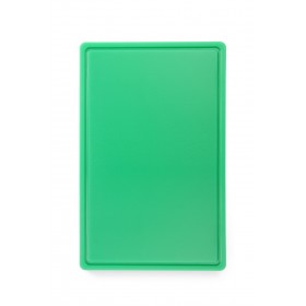 PLAQUE DE DECOUPE GN1/1 VERT POLYETHYLENE 