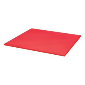 PLAQUE POLY COULEUR ROUGE 