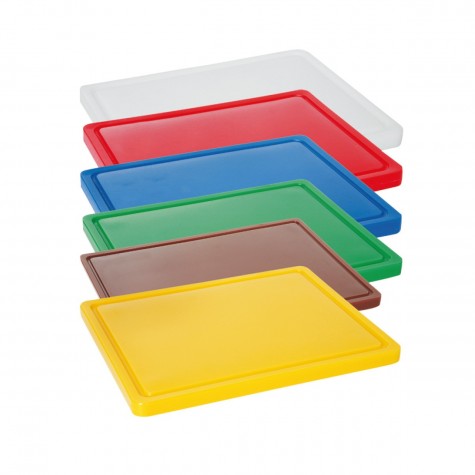 PLAQUE DE DECOUPE GN 1/2 MARRON POLYETHYLENE 