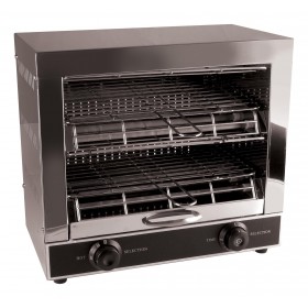 TOASTER INOX DOUBLE NIVEAUX 