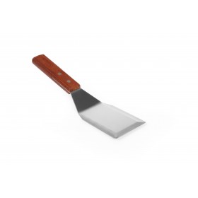 SPATULE A HAMBURGER INOX, MANCHE BOIS 