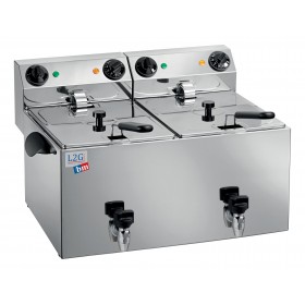 FRITEUSE ELECTRIQUE 2 CUVES DE 8L 