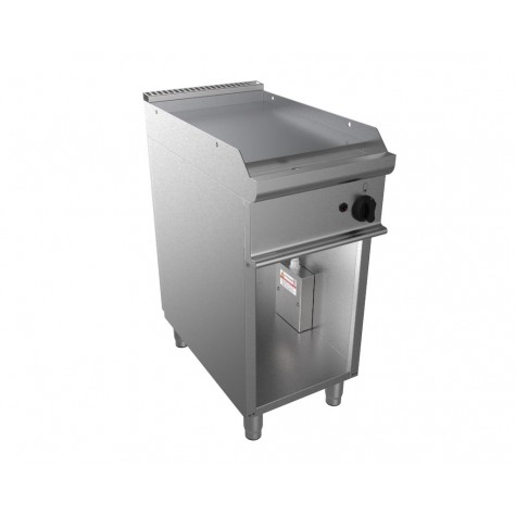 FRY-TOP GAZ LISSE SUR PLACARD OUVERT 