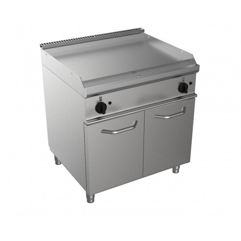 FRY-TOP GAZ LISSE SUR PLACARD FERME 