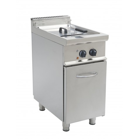 FRITEUSE ELECTRIQUE INOX 304, 1 CUVE 17L, 