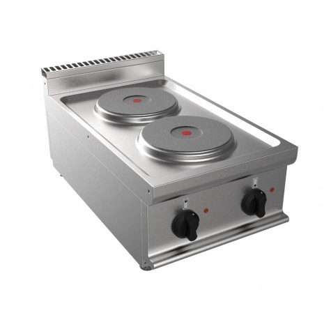 FOURNEAU ELECTRIQUE 2 PLAQUES RONDES D220 A POSER 