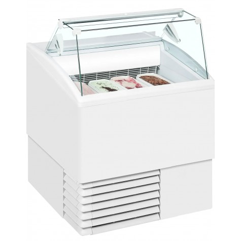 Vitrine statique pour glace en bac FIDJI 4 – Tefcold