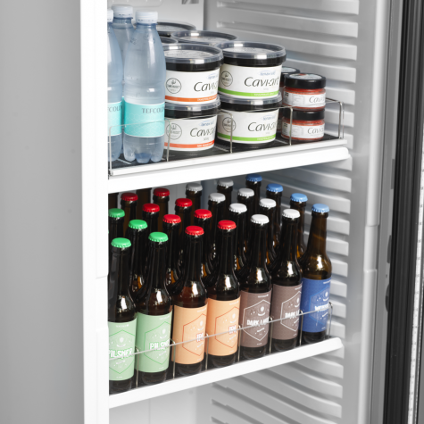 Tablette à gravité avec élévateur - compatible Gravity shelf for