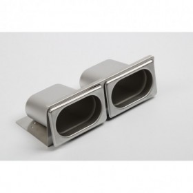 Porte-lavette 2x GN1/9 S/S - compatible VARIOUS | CHR Direct
