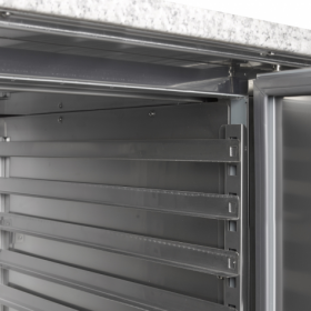 Table à pizza avec module pour garniture PT1200 + GVC38-150
