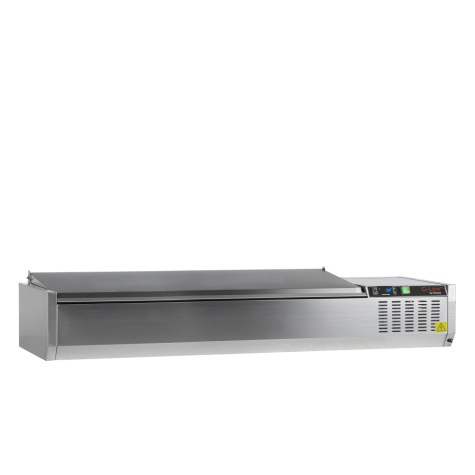 Vitrine réfrigérée GN1/4 GVC33-160 S/S | CHR Direct