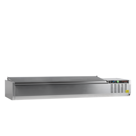 Vitrine réfrigérée GN1/4 GVC33-180 S/S | CHR Direct