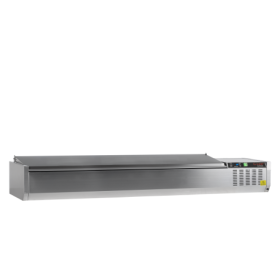 Vitrine réfrigérée GN1/4 GVC33-200 S/S | CHR Direct