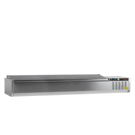 Vitrine réfrigérée GN1/4 GVC33-200 S/S | CHR Direct