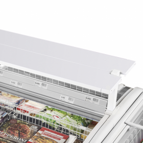 Congélateur de supermarché noir TWIN 220B-F | CHR Direct