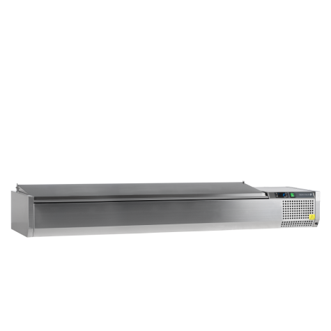 Vitrine réfrigérée GN1/4 VK33-200 S/S LID | CHR Direct