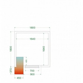 Chambre froide CRPF1818 | CHR Direct