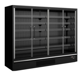 Vitrine réfrigérée pour supermarché Galaxy+ GP26FGD Maxi Black