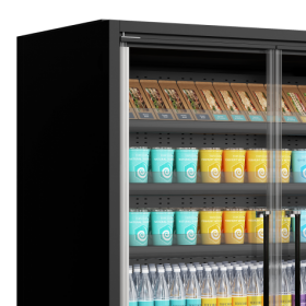 Vitrine réfrigérée pour supermarché Galaxy+ GP26FGD Maxi Black