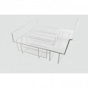 Panier pour 4 bacs en plastique de 5L - compatible IC-SCEB