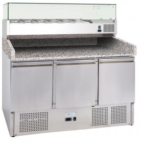 Meuble pizzas réfrigéré groupe en dessous +2/+8°C – L2G