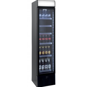 VITRINE A BOISSONS ETROITE VBC125C, 0°C/+7°C,
