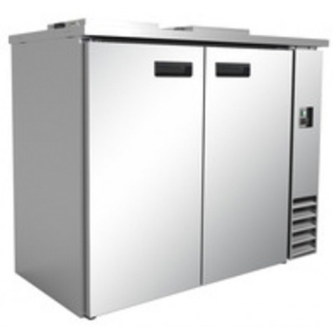 CELLULE A DECHETS REFRIGEREE CDR-2 PORTES, INT. ET EXT. INOX,