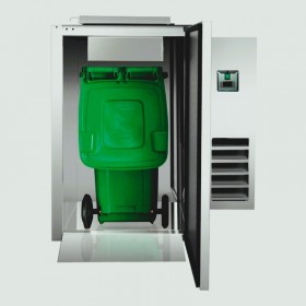 Cellule à déchets réfrigérée, int. et ext. inox – L2G