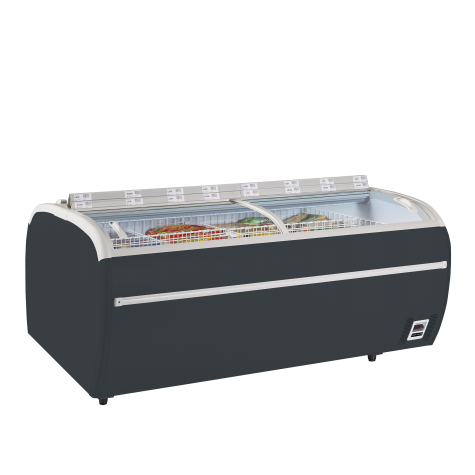 Réfrigérateur / congélateur de supermarché gris – Tefcold