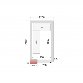 Chambre froide négative