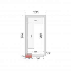 Chambre froide négative