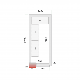 Chambre froide négative