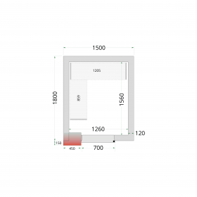 Chambre froide négative