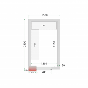 Chambre froide négative