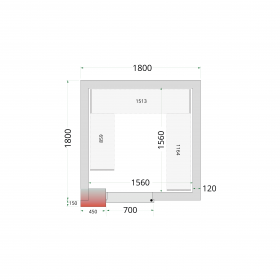 Chambre froide négative