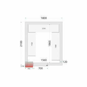 Chambre froide négative