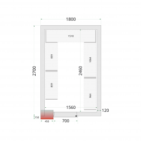 Chambre froide négative