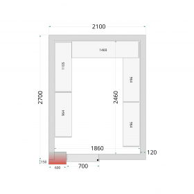 Chambre froide négative